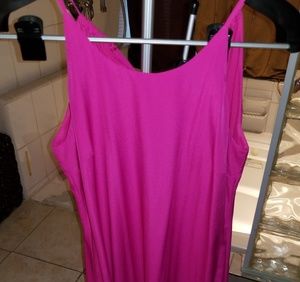 Hot pink dress